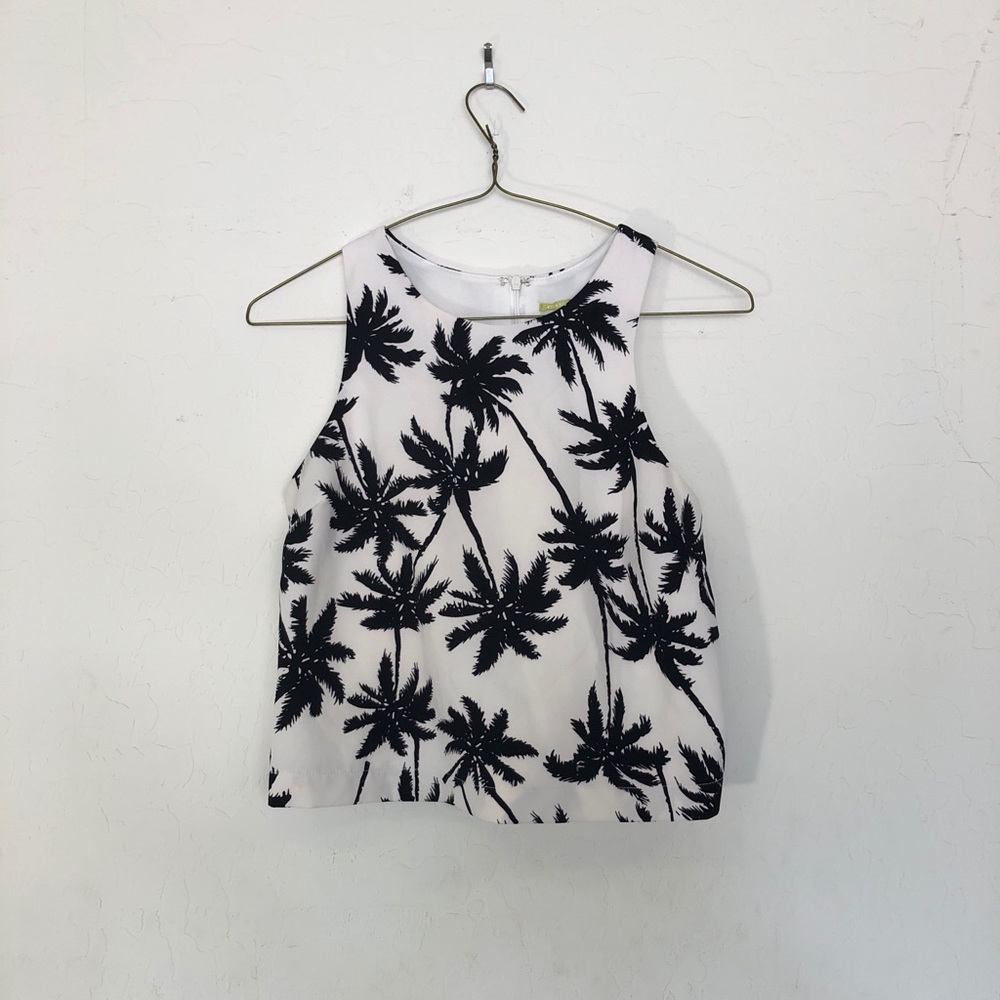Palm tree tank top